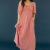 Polagram Dakotah Dress- Red Outlet