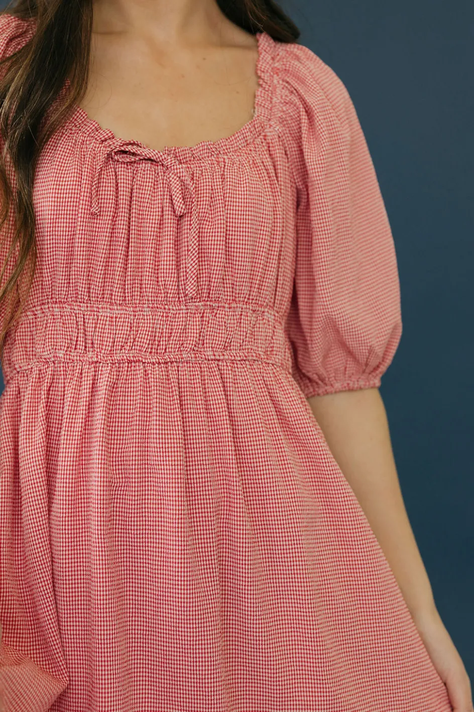 Polagram Dakotah Dress- Red Outlet