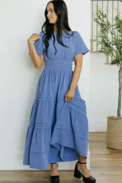 UpMost Daniela Dress-Dusty Blue New