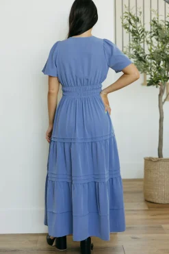 UpMost Daniela Dress-Dusty Blue New
