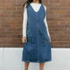 Tea N Rose Daria Dress-Indigo Blue Best
