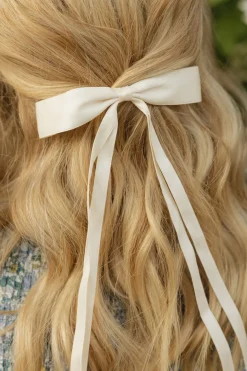 Ali Express Darling Hair Bow Cream/Black Fashion