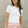 Dongguan Huoyoung Apparel Co Double Layer Tee- White Best