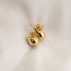 Faire Elma Stud Hoop Earrings-Gold Outlet