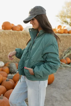 Polagram Emery Jacket-Teal Green Online