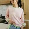 Sewn and Seen Erica Top-/Green Pink Clearance