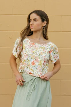 Les Amis Erika Top-Floral Multi New