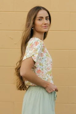 Les Amis Erika Top-Floral Multi New