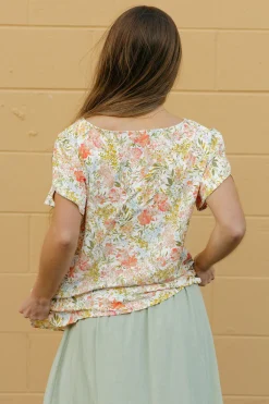Les Amis Erika Top-Floral Multi New