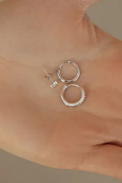 Ali Express Estee Earring Set- Silver Best