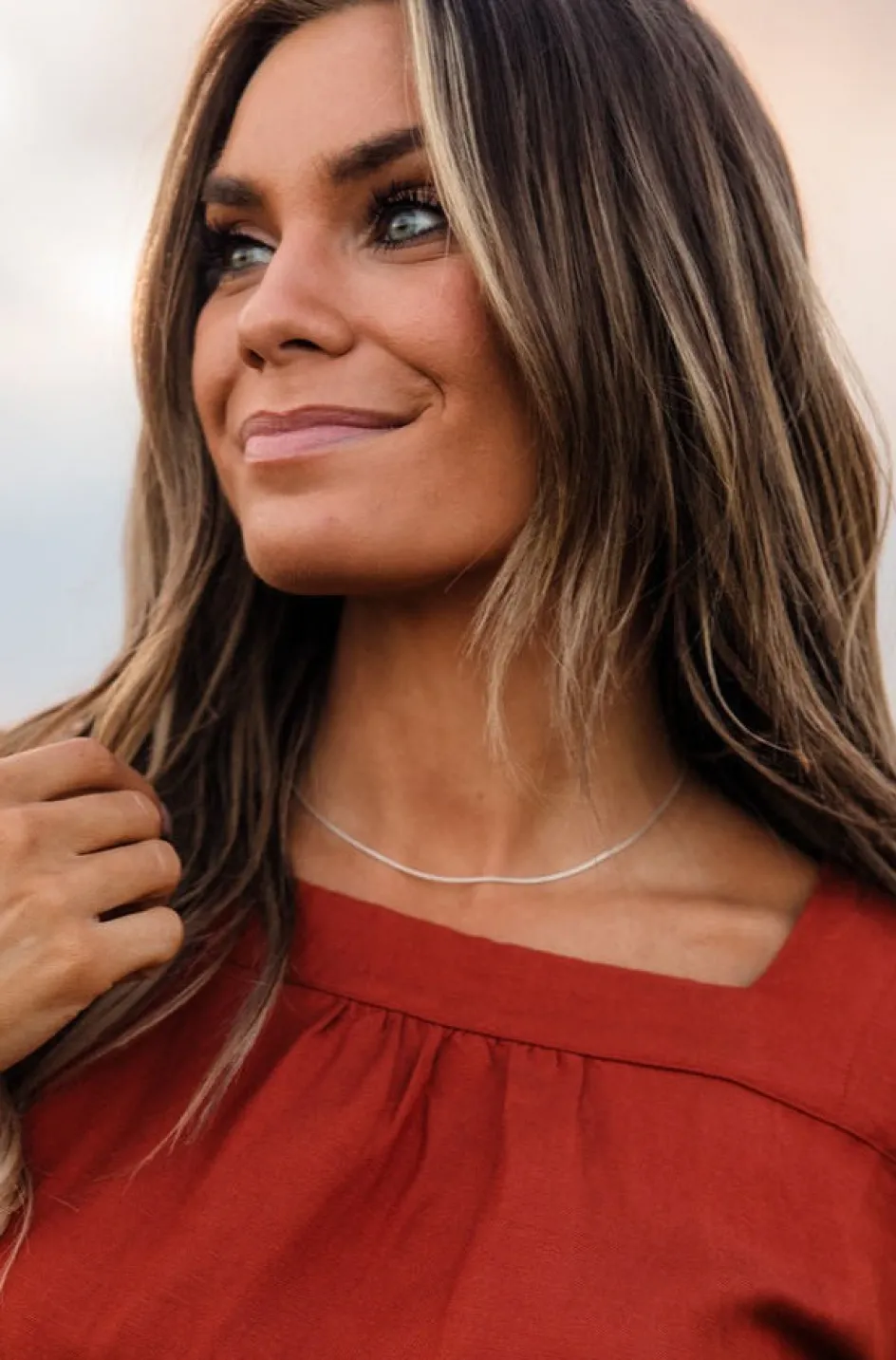 Rio Grande Florence Chain Necklace-Silver Sale