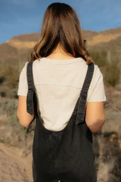 Free People High Roller Jumpsuit-Mineral Black Sale
