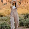 Free People Hot Shot Onesie-Mocha Latte Outlet