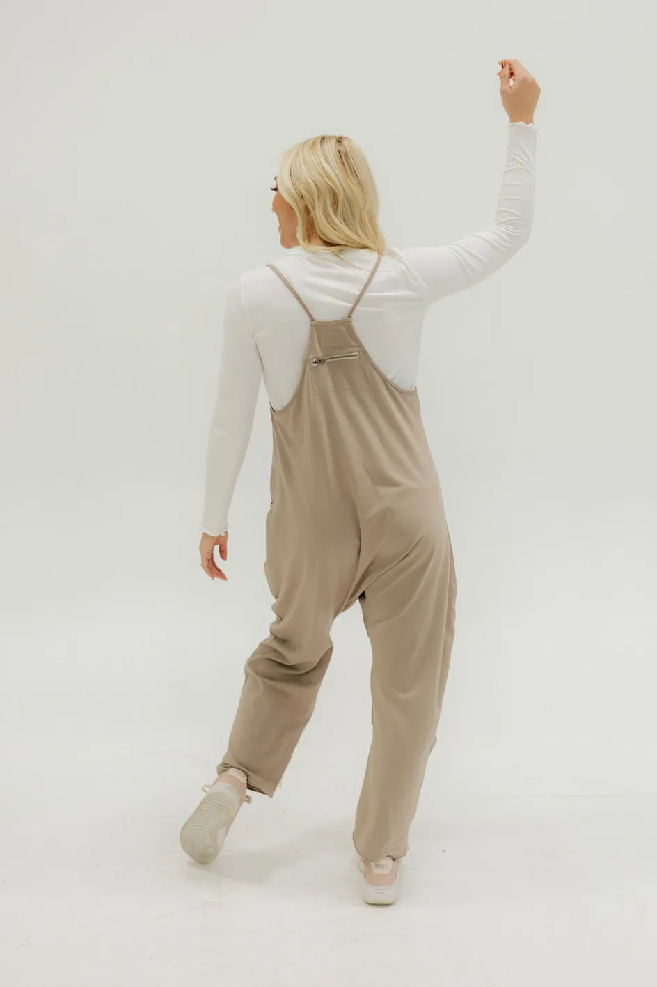 Free People Hot Shot Onesie-Mocha Latte Outlet