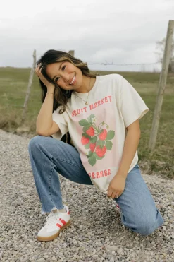 WKNDER French Market Tee-Ivory White Hot