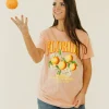 Alexis G. Fresh Oranges Tee-Peach Pink Clearance