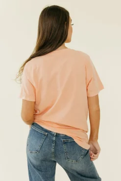 Alexis G. Fresh Oranges Tee-Peach Pink Clearance