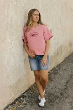 Dongguan Huoyoung Apparel Co Grand Teton Park Tee- Pink Outlet