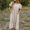 Dongguan Huoyoung Apparel Co Grandview Dress-Tan Floral Discount
