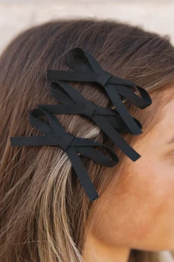 Ali Express Hair Bow Set Black/Cream/Blue Fashion