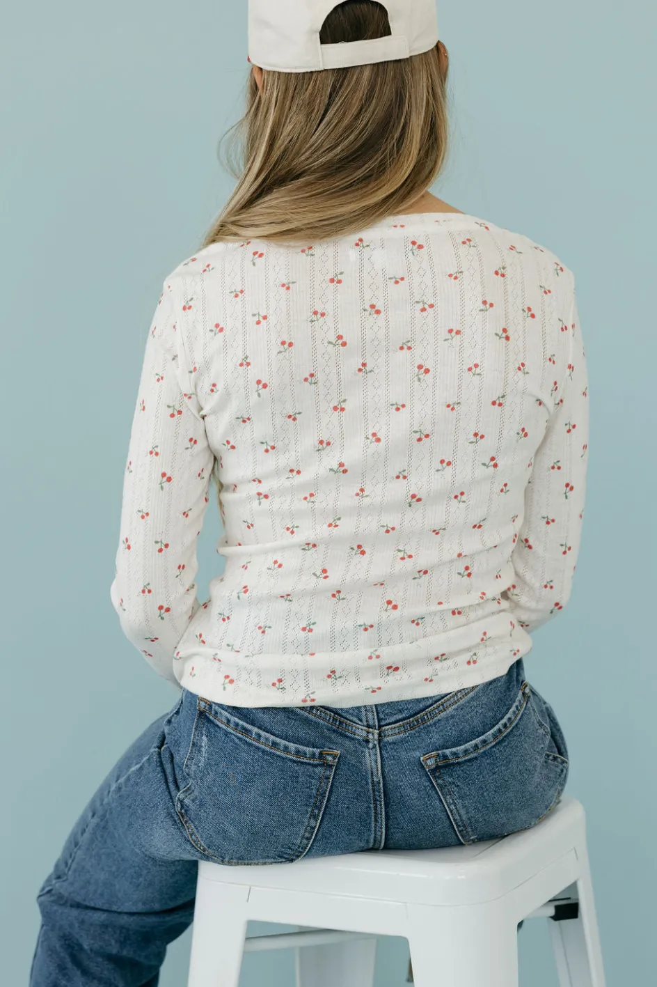 Dongguan Huoyoung Apparel Co Haisley Top-Ivory Cherries Neutral New