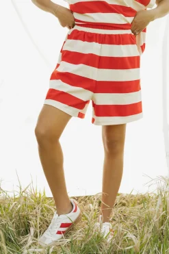 Polagram Halie Shorts-/Cream Red Outlet