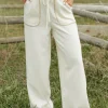 Polagram Harding Pants-Cream White New