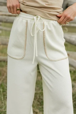 Polagram Harding Pants-Cream White New