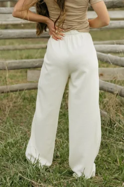 Polagram Harding Pants-Cream White New