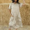 Dongguan Huoyoung Apparel Co Harley Dress-Cream Floral Neutral Online