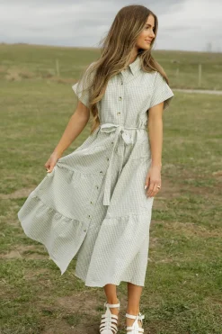 Polagram Harrison Dress-Beige/Black Neutral New