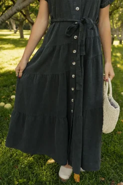 Polagram Harrison Dress- Black Discount