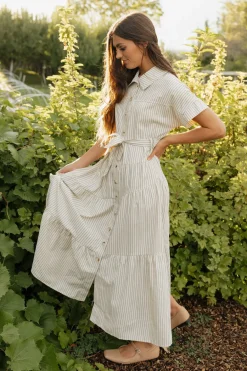 Polagram Harrison Dress-Cream/Black White Sale