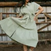 Polagram Harrison Dress-Light Olive Green Online