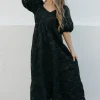 Polagram Hartley Dress- Black Hot