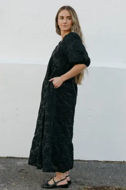 Polagram Hartley Dress- Black Hot