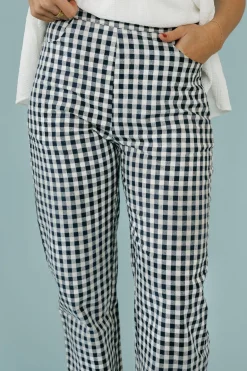 Sugarlips Hastings Pants-Navy Blue Fashion