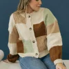 Very J Hazel Cardigan-Oatmeal Neutral Online