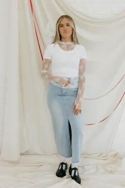 Sweet Generis Heartbeat Top-Off White Discount