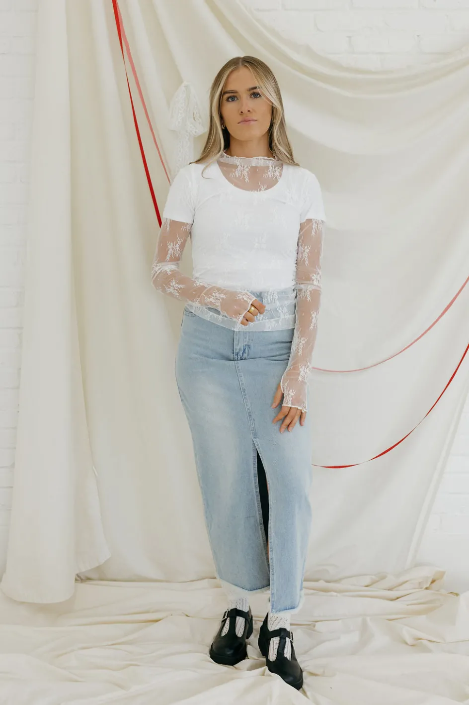 Sweet Generis Heartbeat Top-Off White Discount