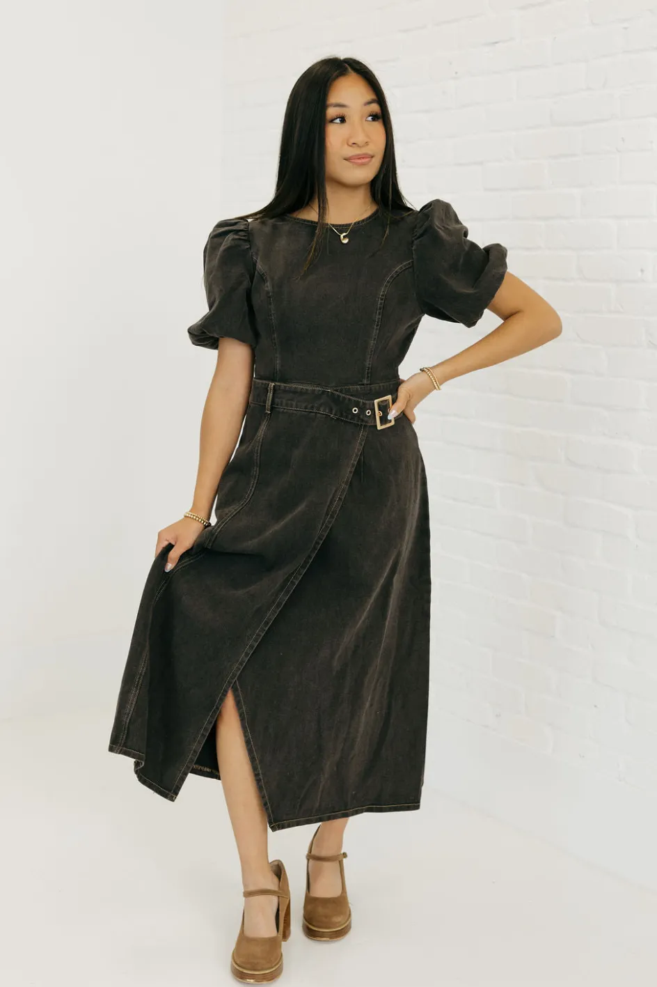 Flying Tomato Helena Dress- Black Fashion