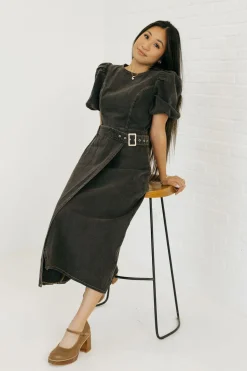 Flying Tomato Helena Dress- Black Fashion