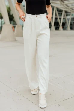 Aaron & Amber Helena Pants-Off White Best