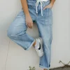 Risen Henlee Denim-Medium Blue New