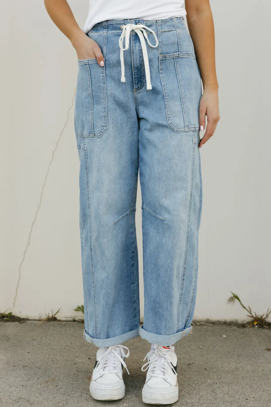 Risen Henlee Denim-Medium Blue New