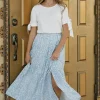 Polagram Holland Skirt- Multi Blue Online