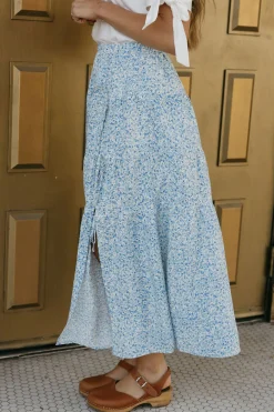 Polagram Holland Skirt- Multi Blue Online