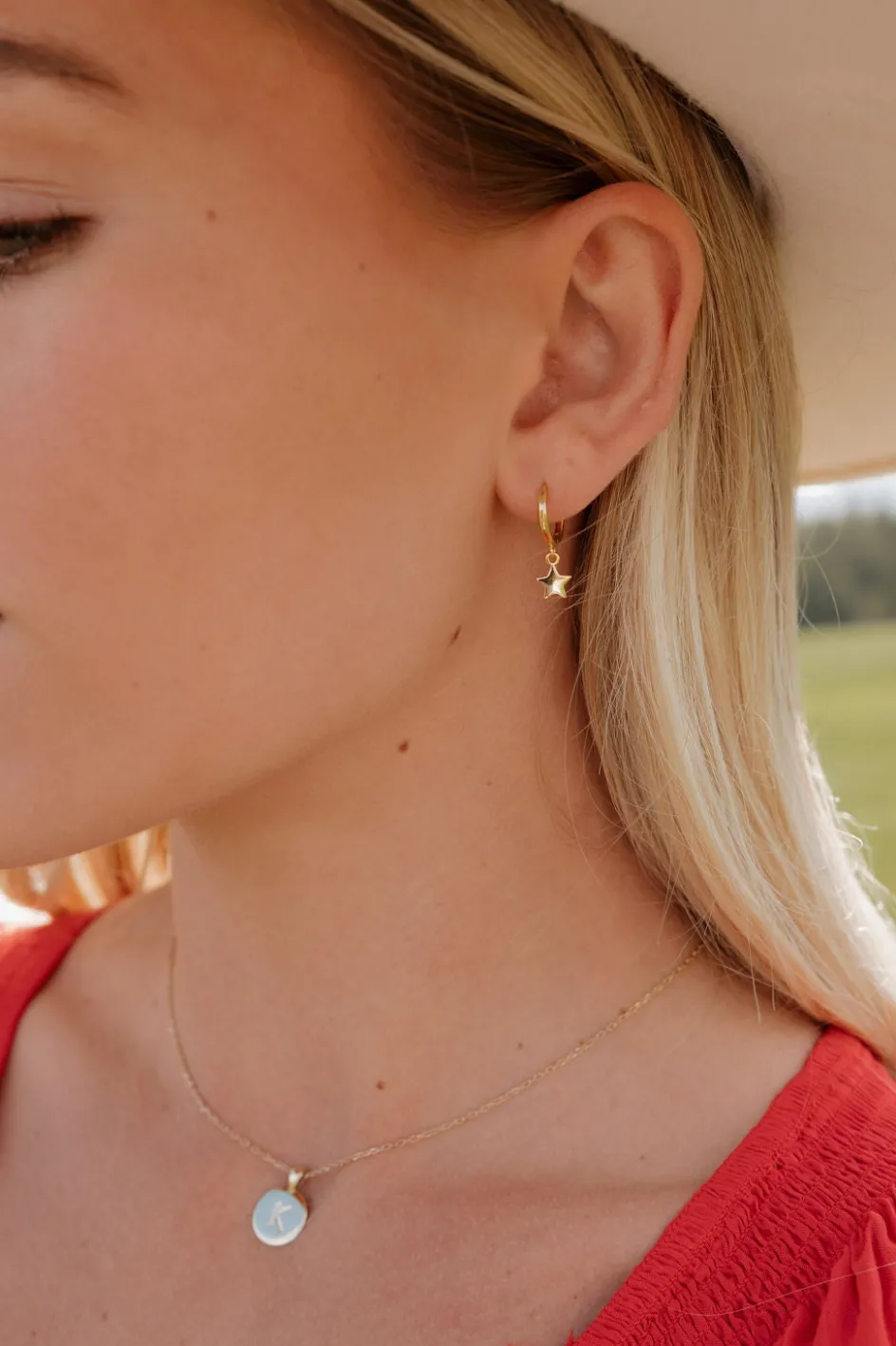 Ali Express Huggie Hoop Star Earrings Gold Best