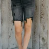 Mica Denim Ivie Shorts- Black New