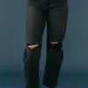 Vervet Jayli Denim-Washed Black Outlet